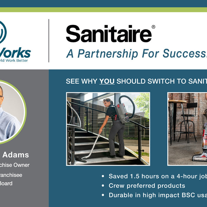 Sanitaire® & OpenWorks: Enhancing Productivity, Comfort, and Client Satisfaction in Commercial Cleaning